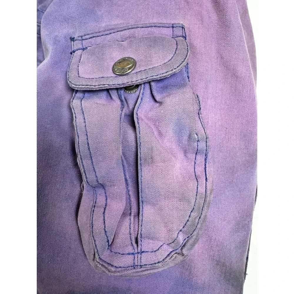 Vintage 90s Mirage NFL New York Giants Stadium Coat Mens L Faded Purple Parka